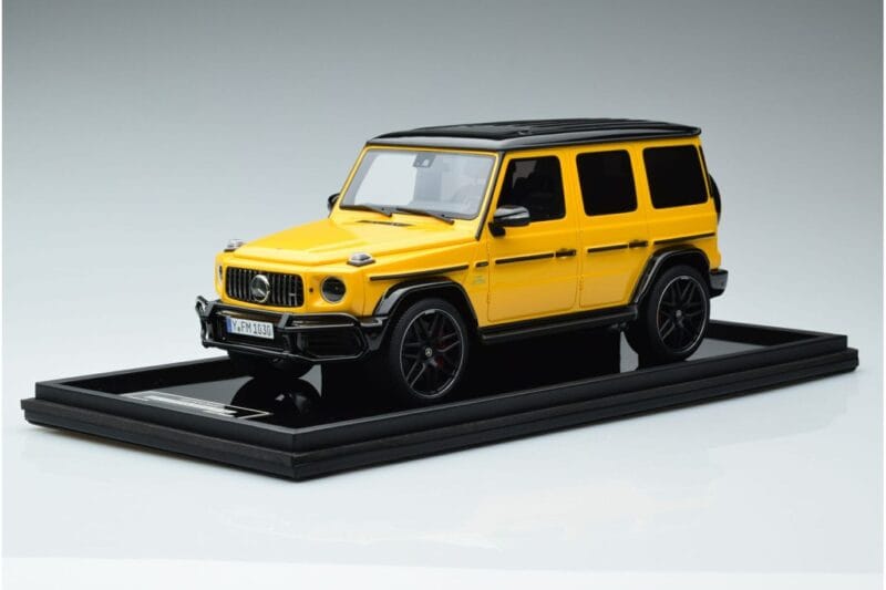 Mercedes AMG G63 W463 Amarillo MotorHelix 1:18 MH018 Y Resina