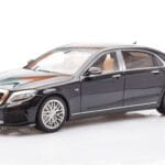 Mercedes Maybach S-Class W222 Brabus 900 Obsidian Negro Almost Real 1:18