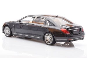 Mercedes Maybach S-Class W222 Brabus 900 Obsidian Negro Almost Real 1:18 860102 Metal - imagen 7 de 8