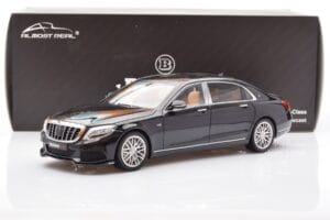 Mercedes Maybach S-Class W222 Brabus 900 Obsidian Negro Almost Real 1:18 860102 Metal - imagen 8 de 8