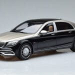 Mercedes Maybach S600 W222 Negro Plata GT Spirit 1:18 GT237 Resina