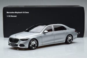 Mercedes Maybach S600 W222 V12 Biturbo Hightech Plata Almost Real 1:18 820118 Metal - imagen 12 de 12