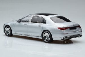 Mercedes Maybach S600 W222 V12 Biturbo Hightech Plata Almost Real 1:18 820118 Metal - imagen 7 de 12