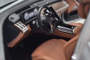 Mercedes Maybach S600 W222 V12 Biturbo Hightech Plata Almost Real 1:18 820118 Metal - imagen 10 de 12