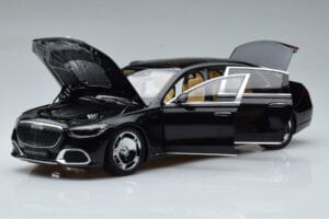 Mercedes Maybach S600 W222 V12 Biturbo Obsidian Negro Almost Real 1:18 820115 Metal - imagen 2 de 11