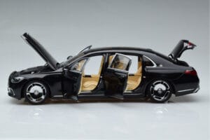 Mercedes Maybach S600 W222 V12 Biturbo Obsidian Negro Almost Real 1:18 820115 Metal - imagen 4 de 11