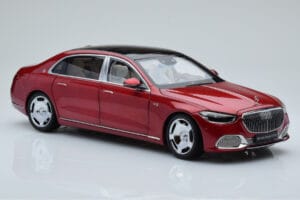 Mercedes Maybach S600 W222 V12 Biturbo Patagonia Rojo Almost Real 1:18 820119 Metal - imagen 6 de 10