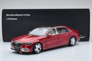 Mercedes Maybach S600 W222 V12 Biturbo Patagonia Rojo Almost Real 1:18 820119 Metal - imagen 10 de 10