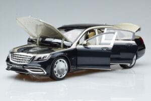 Mercedes Maybach S650 X222 Azul Plata Norev 1:18 B66960615 Metal - imagen 2 de 7
