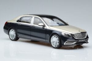 Mercedes Maybach S650 X222 Azul Plata Norev 1:18 B66960615 Metal - imagen 5 de 7