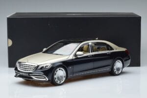 Mercedes Maybach S650 X222 Azul Plata Norev 1:18 B66960615 Metal - imagen 7 de 7