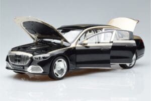Mercedes Maybach S680 X223 Oro Negro Metallic Norev 1:18 183917 Metal - imagen 2 de 7