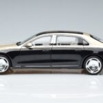 Mercedes Maybach S680 X223 Oro Negro Metallic Norev 1:18 183917 Metal - image 4 of 7