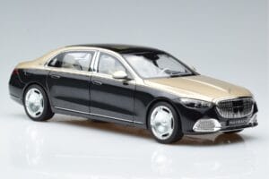 Mercedes Maybach S680 X223 Oro Negro Metallic Norev 1:18 183917 Metal - imagen 5 de 7