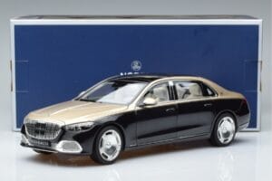 Mercedes Maybach S680 X223 Oro Negro Metallic Norev 1:18 183917 Metal - imagen 7 de 7