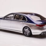 Mercedes Maybach S680 W223 Nautical Azul Cirrus Plateado Almost Real 1:18 - image 7 of 8