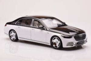 Mercedes Maybach S680 W223 Obsidian Negro Diamond Blanco Almost Real 1:18 820121 Metal - imagen 5 de 7