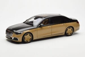 Mercedes Maybach S680 W223 Obsidian Negro Sand Almost Real 1:18 820124