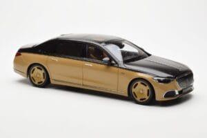 Mercedes Maybach S680 W223 Obsidian Negro Sand Almost Real 1:18 820124 Metal - imagen 5 de 7