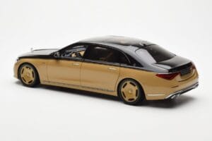 Mercedes Maybach S680 W223 Obsidian Negro Sand Almost Real 1:18 820124 Metal - imagen 6 de 7