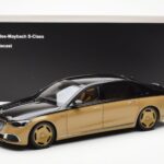 Mercedes Maybach S680 W223 Obsidian Negro Sand Almost Real 1:18 - image 7 of 7