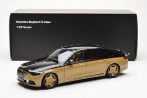 Mercedes Maybach S680 W223 Obsidian Negro Sand Almost Real 1:18 820124 Metal - imagen 7 de 7