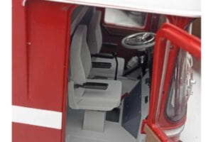 Mercedes O317 Porsche Transporter Rojo CMR 1:18 CMR149 Metal - imagen 11 de 12