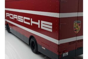 Mercedes O317 Porsche Transporter Rojo CMR 1:18 CMR149 Metal - imagen 12 de 12