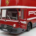 Mercedes O317 Porsche Transporter Rojo CMR 1:18 - image 4 of 12