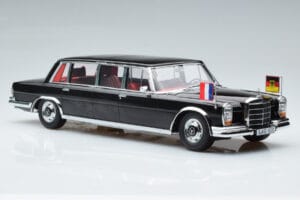 Mercedes 600 Pullman W100 W. Brandt G. Pompidou KK-Scale 1:18 KKDC181134 Metal - imagen 4 de 6