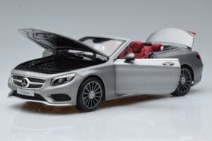 Mercedes S-Class A217 Cabriolet Gris Norev 1:18 B66960355 Metal - imagen 2 de 8