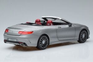 Mercedes S-Class A217 Cabriolet Gris Norev 1:18 B66960355 Metal - imagen 3 de 8