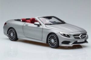 Mercedes S-Class A217 Cabriolet Gris Norev 1:18 B66960355 Metal - imagen 6 de 8