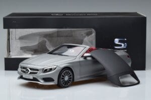 Mercedes S-Class A217 Cabriolet Gris Norev 1:18 B66960355 Metal - imagen 8 de 8
