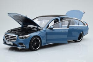 Mercedes S-Class W223 Vintage Azul Norev 1:18 B66960828 Metal - imagen 2 de 7