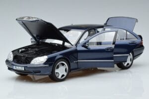 Mercedes S55 AMG W220 Azul Norev 1:18 183817 Metal - imagen 2 de 7