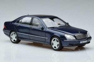 Mercedes S55 AMG W220 Azul Norev 1:18 183817 Metal - imagen 5 de 7