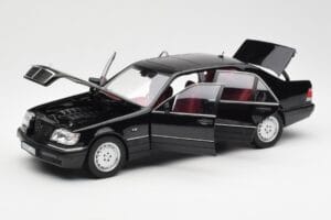 Mercedes S600 W140 Negro Norev 1:18 183722 Metal - imagen 2 de 8