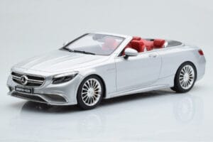 Mercedes AMG S65 A217 Descapotable Plata GT Spirit 1:18 GT764