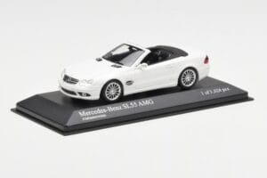 Mercedes SL 55 AMG R230 Blanco Minichamps 1:43 400036170 Metal - imagen 2 de 4