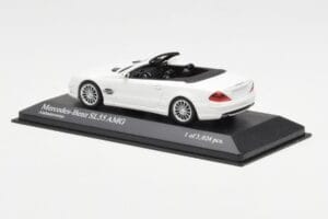 Mercedes SL 55 AMG R230 Blanco Minichamps 1:43 400036170 Metal - imagen 3 de 4