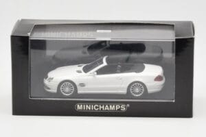 Mercedes SL 55 AMG R230 Blanco Minichamps 1:43 400036170 Metal - imagen 4 de 4
