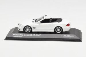 Mercedes SL 55 AMG R230 Blanco Minichamps 1:43 400036170