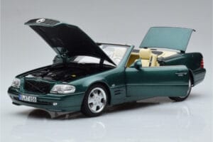 Mercedes SL500 R129 Verde Metálico Norev 1:18 183753 Metal - imagen 2 de 8