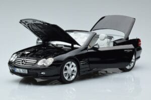 Mercedes SL500 R230 Negro Norev 1:18 183840 Metal - imagen 2 de 8