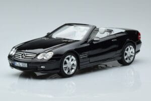 Mercedes SL500 R230 Negro Norev 1:18 183840 Metal