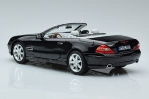 Mercedes SL500 R230 Negro Norev 1:18 183840 Metal - imagen 6 de 8