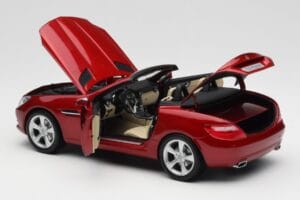 Mercedes SLK R172 Designo Zircon Rojo Minichamps 1:18 B66960513 Metal - imagen 5 de 8