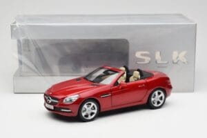 Mercedes SLK R172 Designo Zircon Rojo Minichamps 1:18 B66960513 Metal - imagen 8 de 8