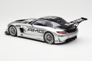 Mercedes SLS AMG GT3 #96 M. Hakkinen AMG Customer Sports 6 Hours of Zhuhai ILMC 2011 Minichamps 1:18 B66960197 Metal - imagen 5 de 6